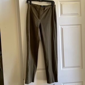 Womens DKNY casual olive khaki pants size 8
